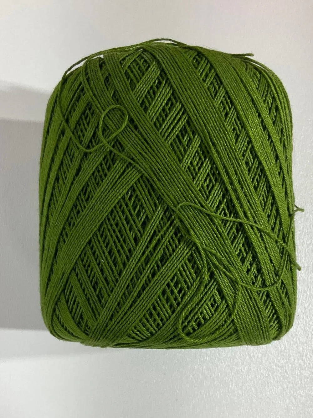 Bundle Crochet Thread Vintage Reds and Green Aunt Lydia